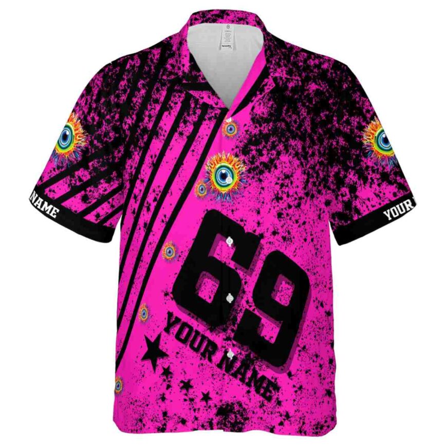 Customized Trippy Stripe Burst Hawaiian Shirt Fashion forward