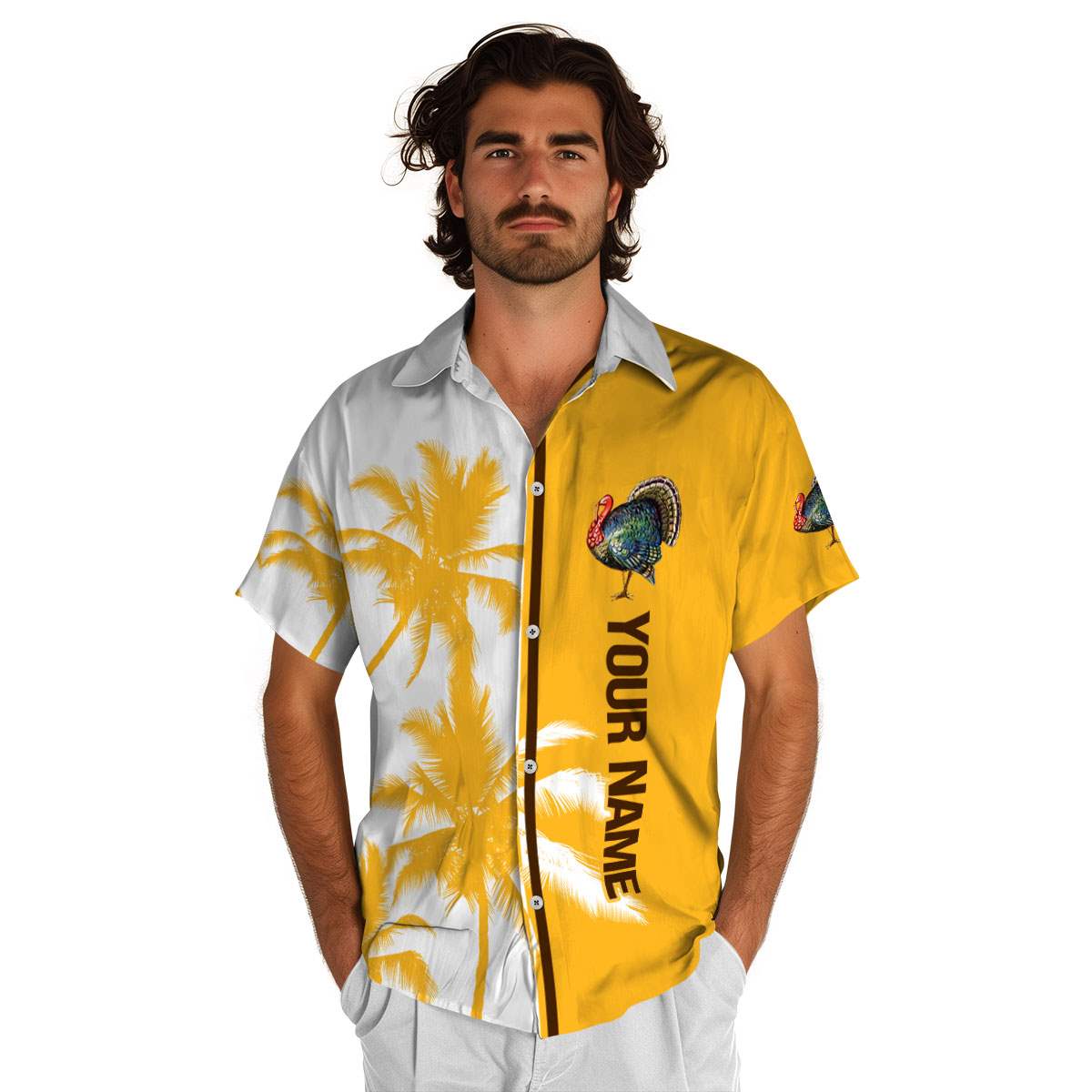 Customized Turkey Beach Vibes Hawaiian Shirt High quality Customized Turkey Beach Vibes Hawaiian Shirt High quality