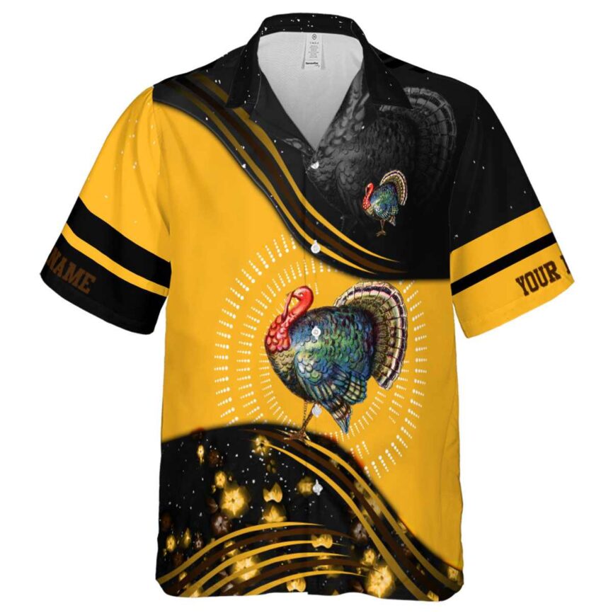 Customized Turkey Dynamic Swirl Hawaiian Shirt Fashion forward