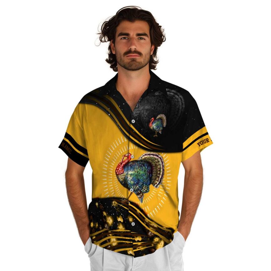 Customized Turkey Dynamic Swirl Hawaiian Shirt New Arrival