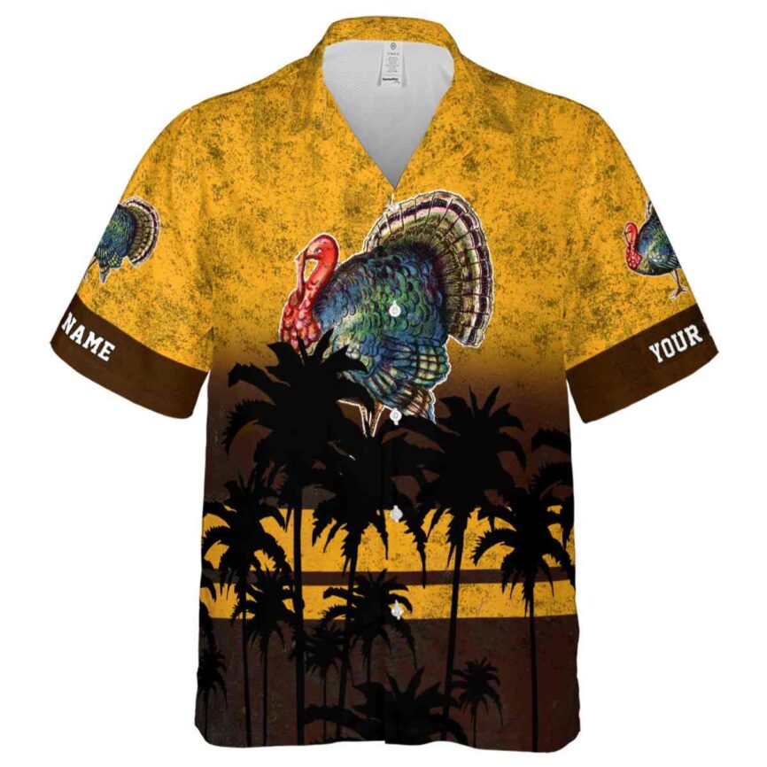 Customized Turkey Sunset Gradient Hawaiian Shirt Fashion forward