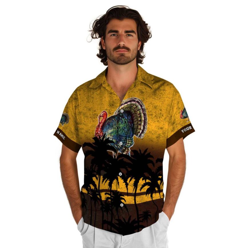 Customized Turkey Sunset Gradient Hawaiian Shirt New Arrival