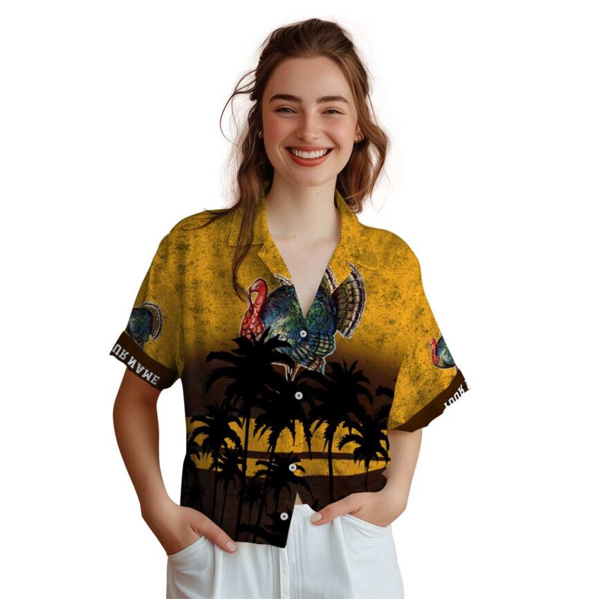 Customized Turkey Sunset Gradient Hawaiian Shirt Top rated
