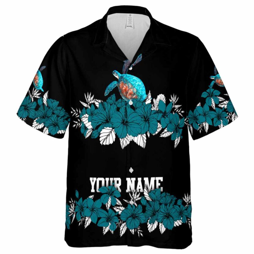 Customized Turtle Hibiscus Band Hawaiian Shirt Fashion forward