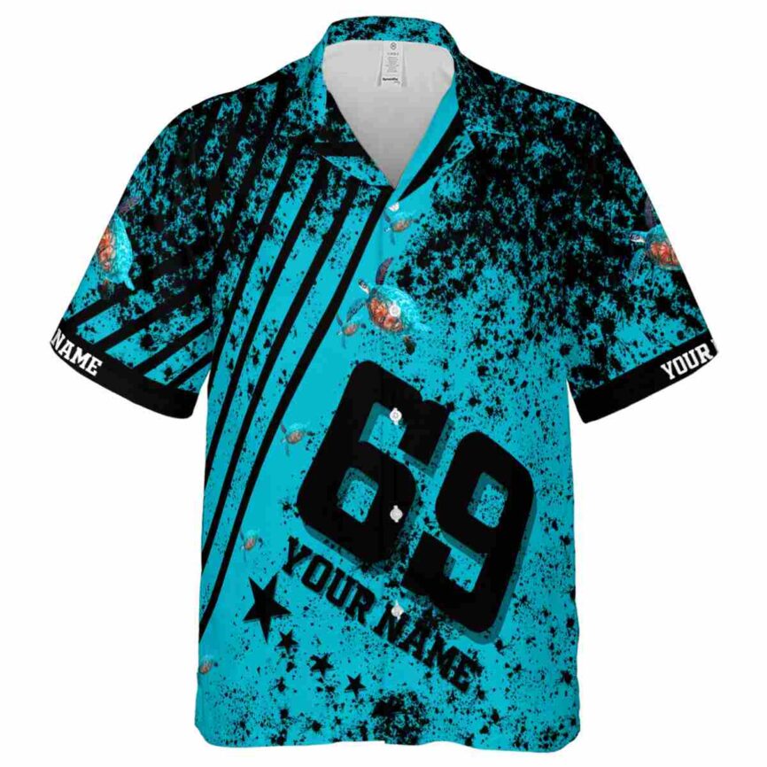 Customized Turtle Stripe Burst Hawaiian Shirt Fashion forward