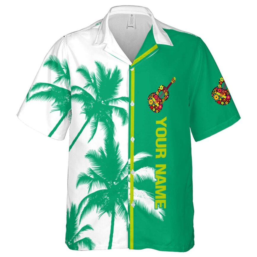 Customized Ukulele Beach Vibes Hawaiian Shirt Best selling