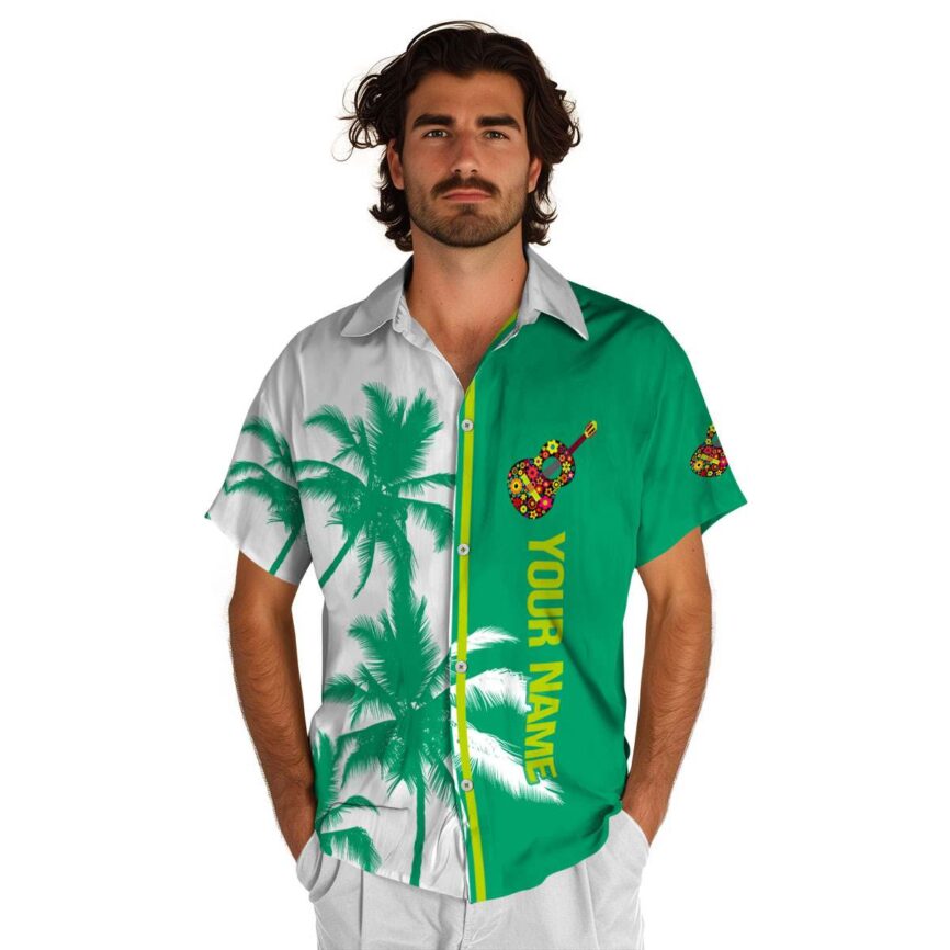 Customized Ukulele Beach Vibes Hawaiian Shirt High quality