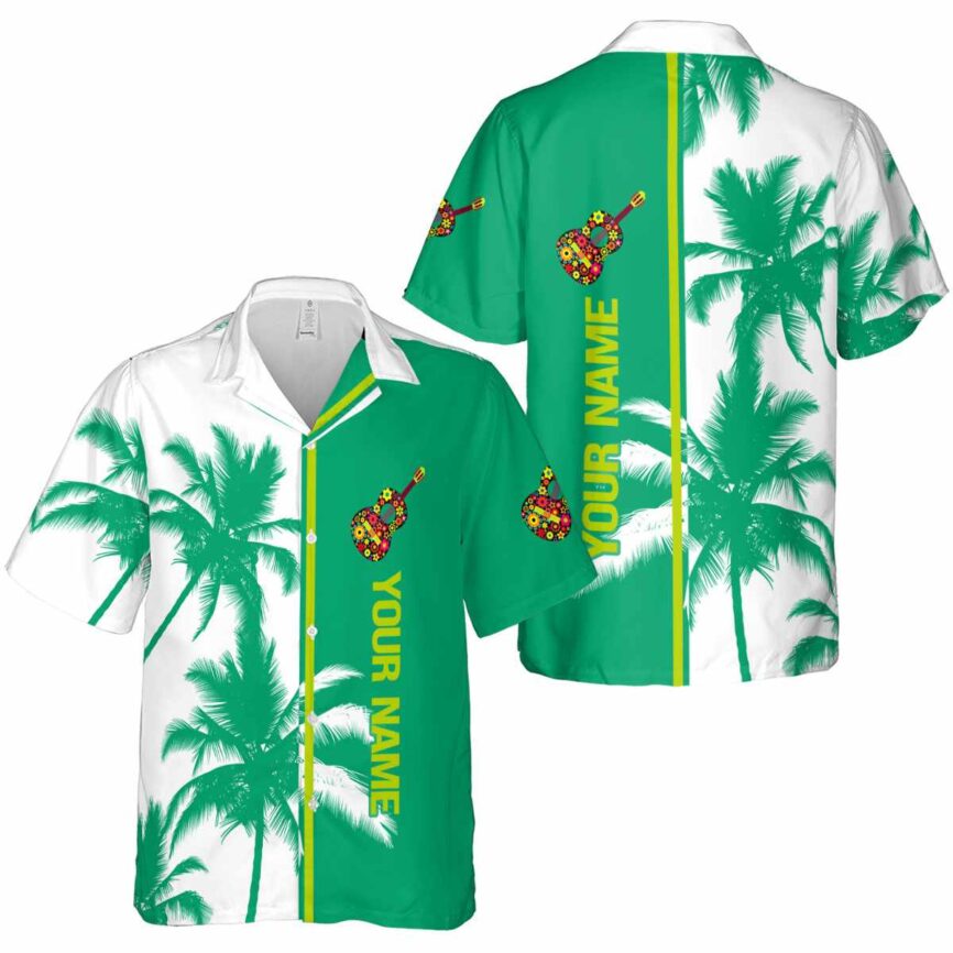 Customized Ukulele Beach Vibes Hawaiian Shirt Latest Model