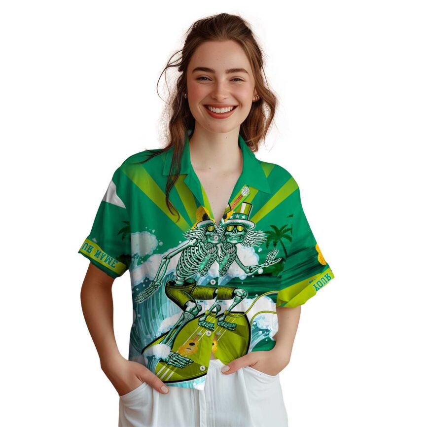 Customized Ukulele Grateful Dead Motif Hawaiian Shirt Top rated