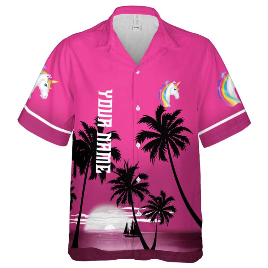 Customized Unicorn Ocean Sunset Hawaiian Shirt Fashion forward