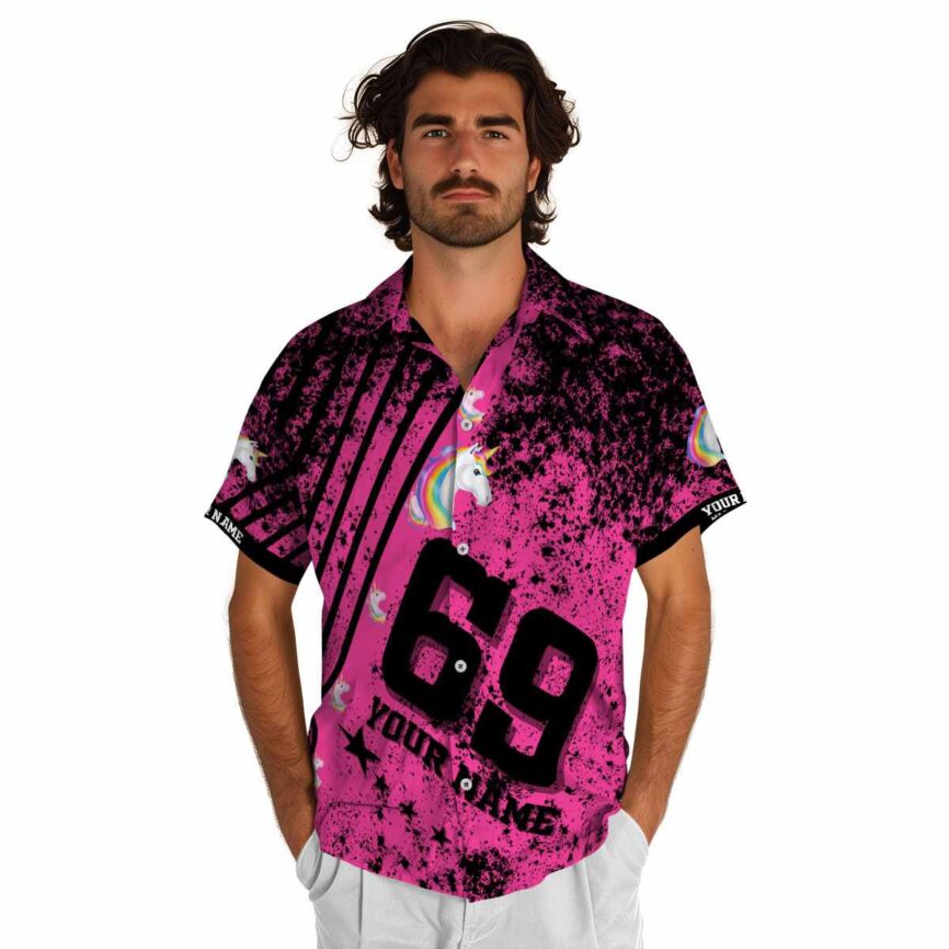 Customized Unicorn Stripe Burst Hawaiian Shirt New Arrival