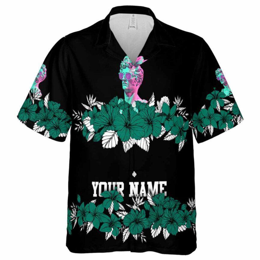 Customized Vaporwave Hibiscus Band Hawaiian Shirt Fashion forward