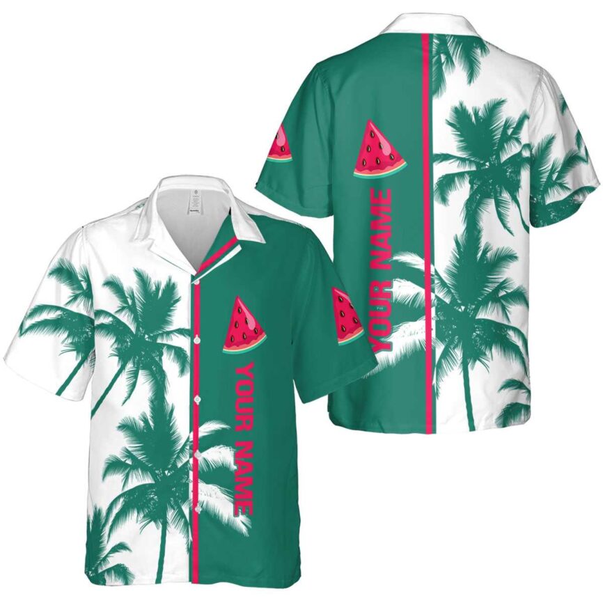 Customized Watermelon Beach Vibes Hawaiian Shirt Latest Model