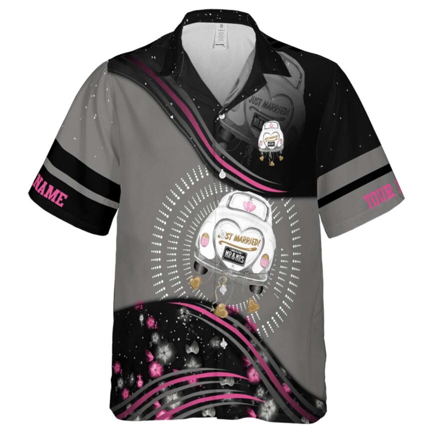 Customized Wedding Dynamic Swirl Hawaiian Shirt Fashion forward