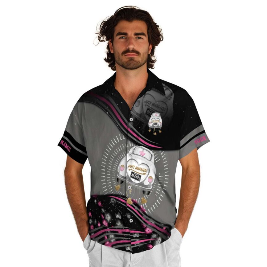 Customized Wedding Dynamic Swirl Hawaiian Shirt New Arrival