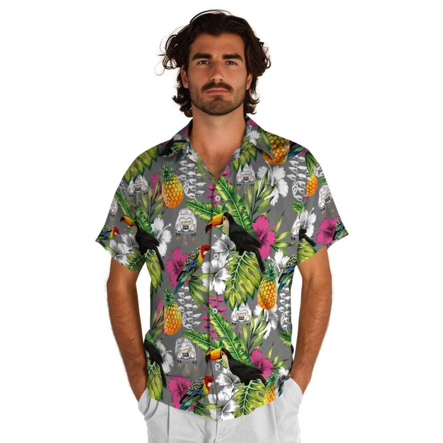 Customized Wedding Toucan Bird Hawaiian Shirt New Arrival