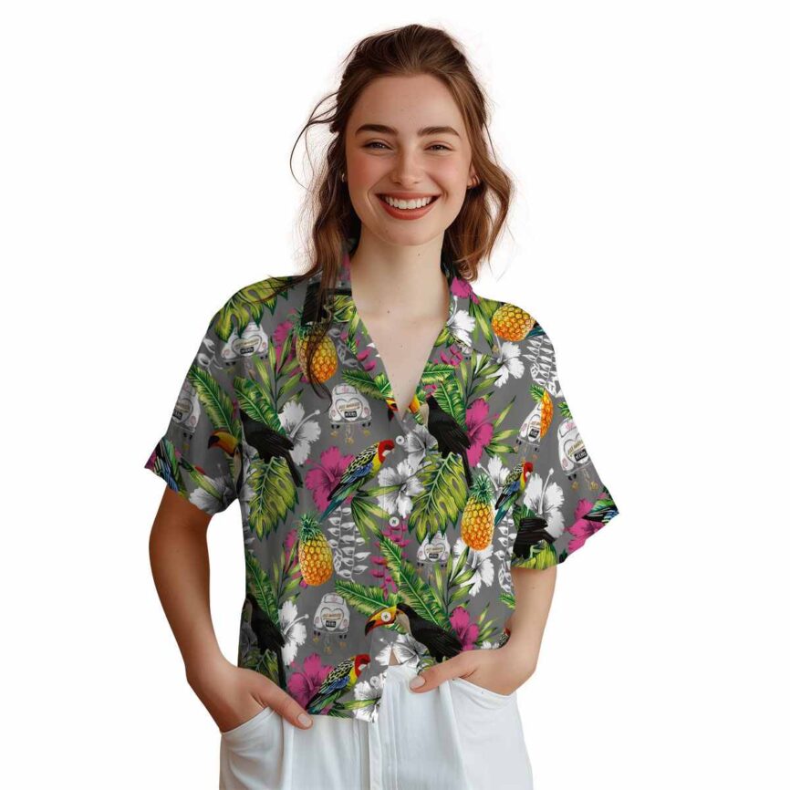 Customized Wedding Toucan Bird Hawaiian Shirt Top rated