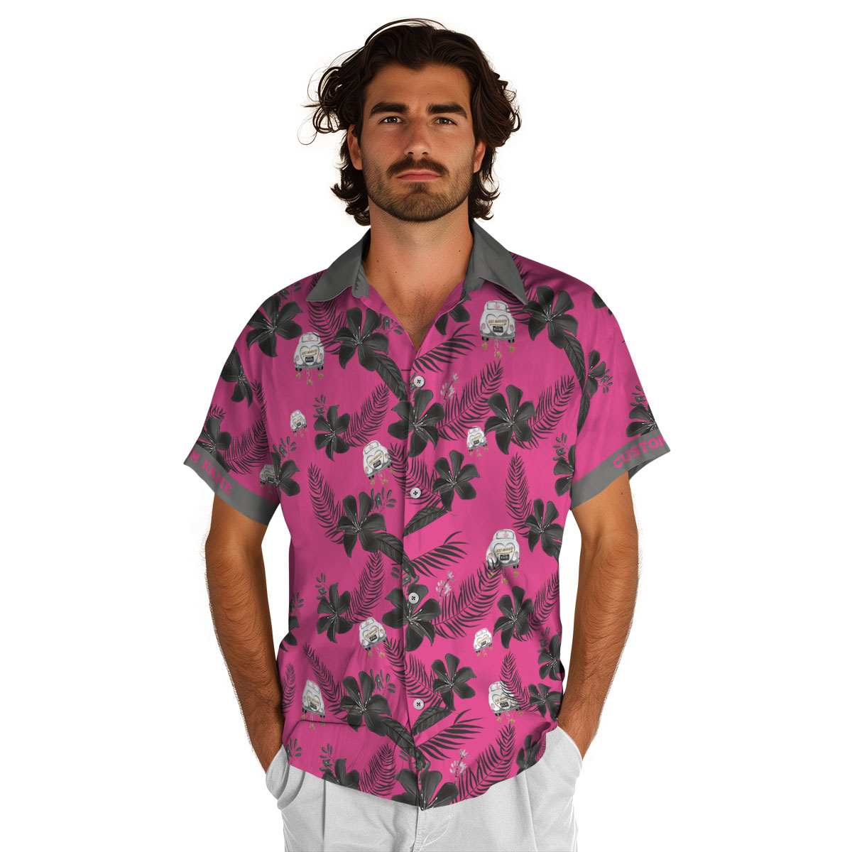 Customized Wedding Tropical Flower Hawaiian Shirt New Arrival Customized Wedding Tropical Flower Hawaiian Shirt New Arrival