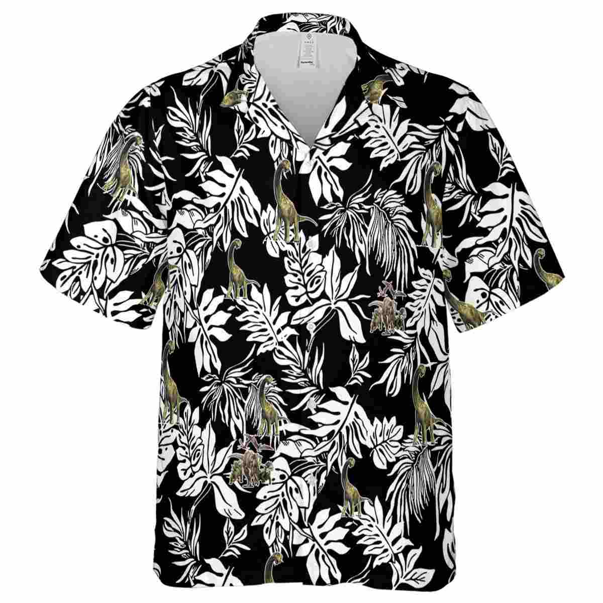 Dinosaur Bold Foliage Hawaiian Shirt Fashion forward Dinosaur Bold Foliage Hawaiian Shirt Fashion forward