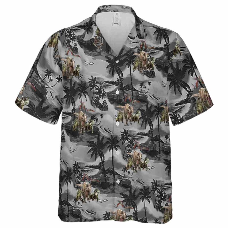 Dinosaur Island Beach Hawaiian Shirt Fashion forward
