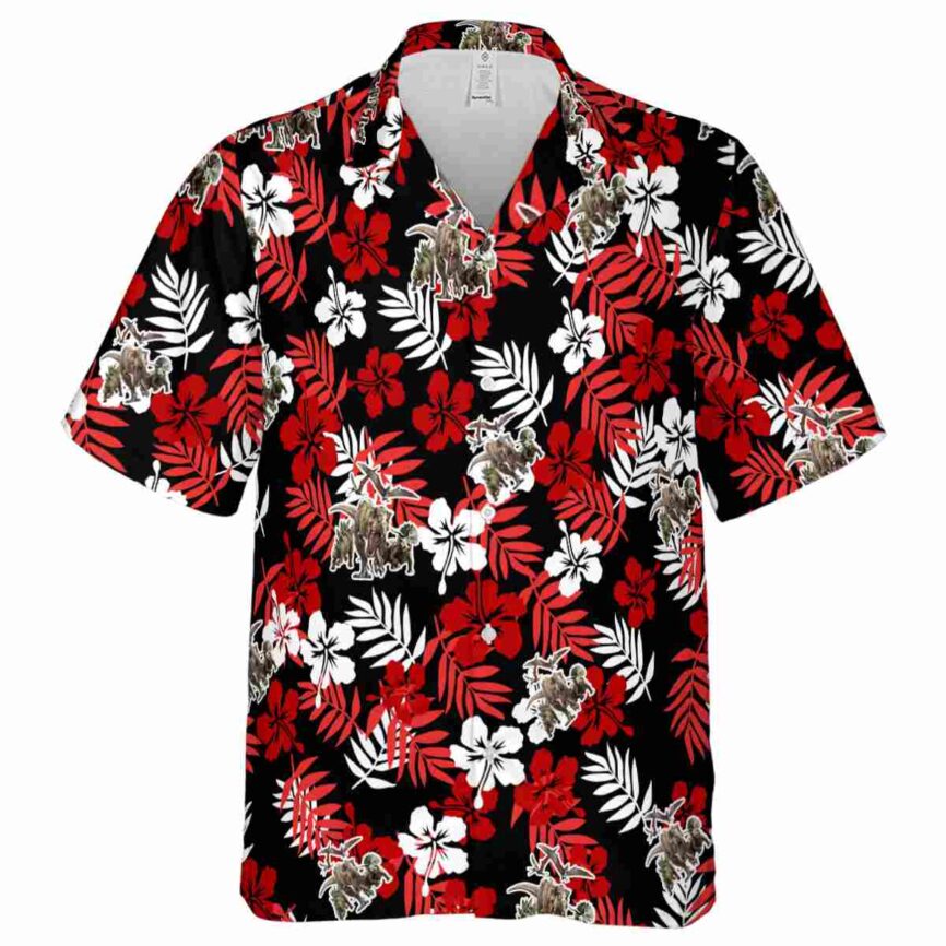 Dinosaur Leafy Hibiscus Hawaiian Shirt Fashion forward