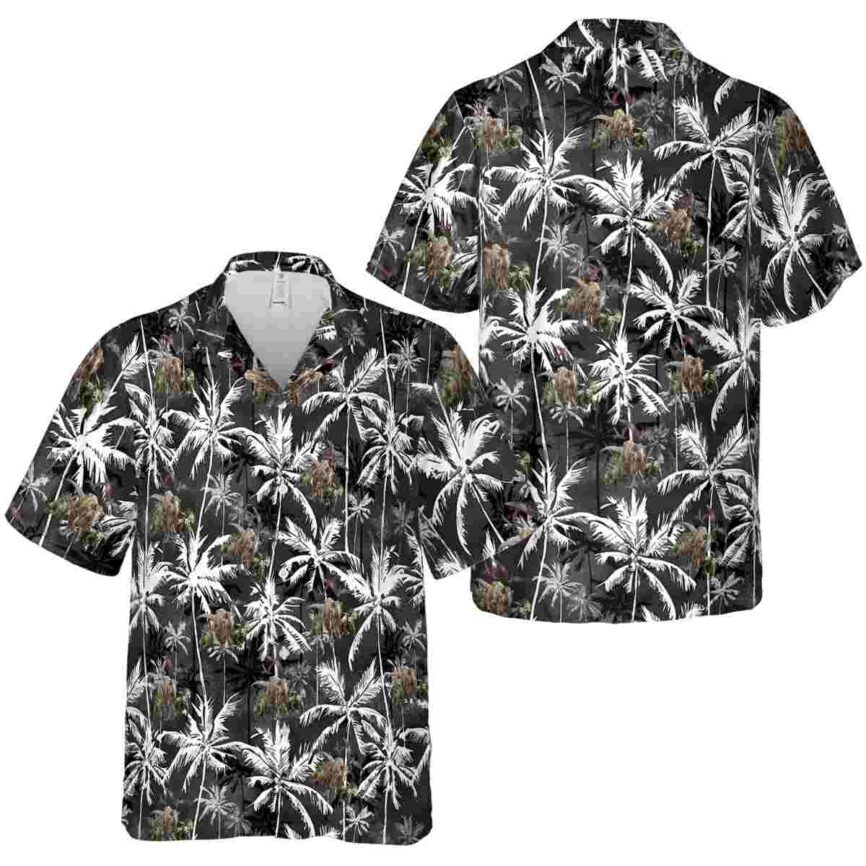 Dinosaur Palm Themed Hawaiian Shirt Premium grade