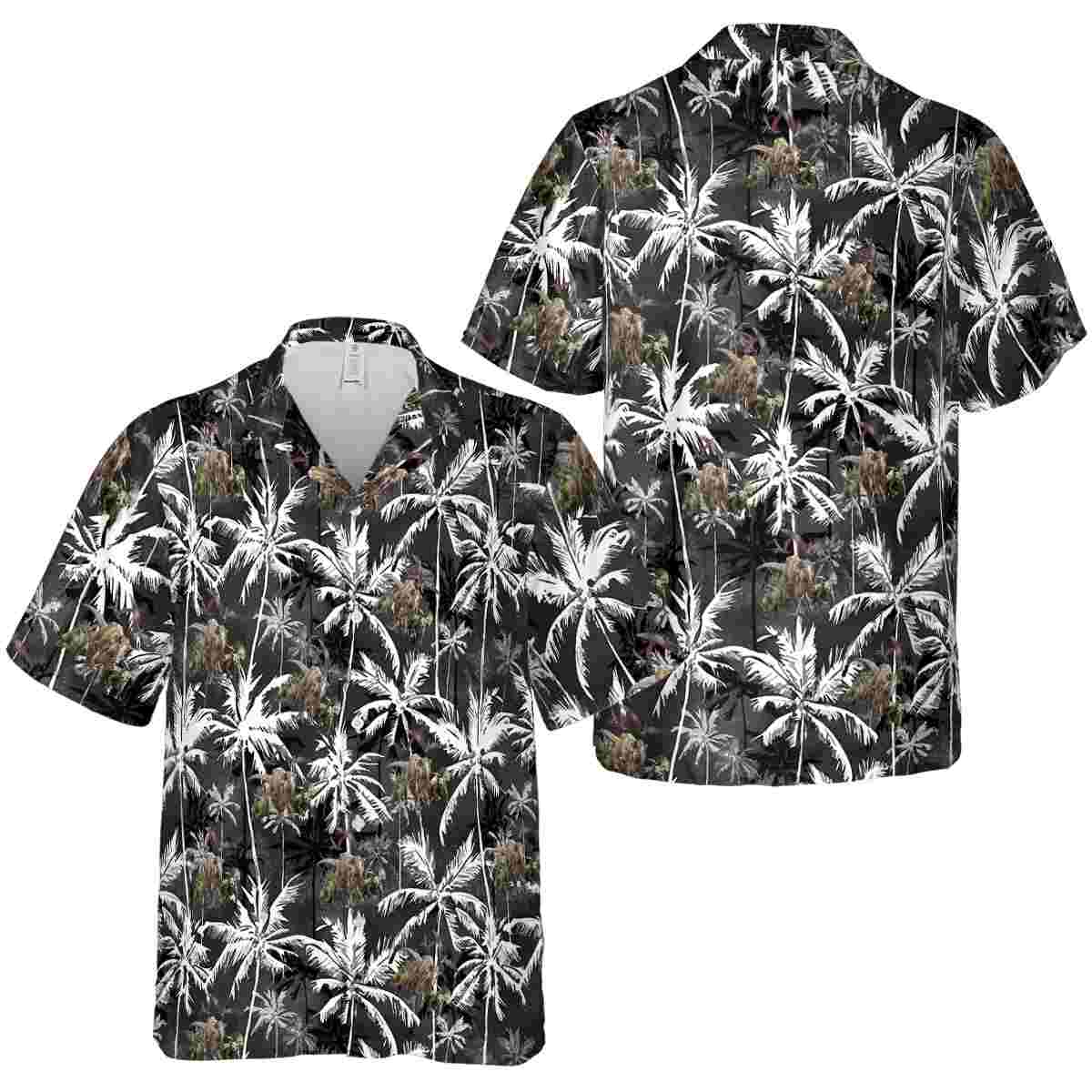 Dinosaur Palm Themed Hawaiian Shirt Premium grade Dinosaur Palm Themed Hawaiian Shirt Premium grade