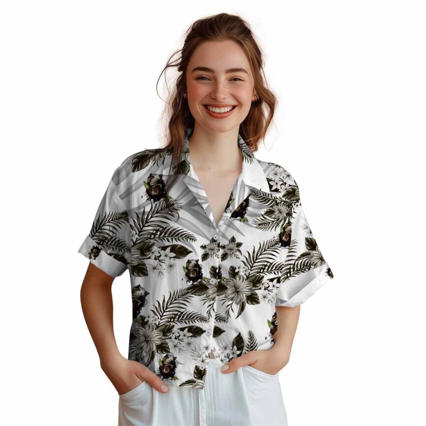 Dinosaur Tropical Blossom Hawaiian Shirt Top rated