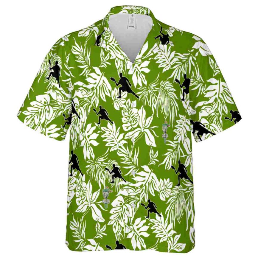 Disc Golf Bold Foliage Hawaiian Shirt Fashion forward