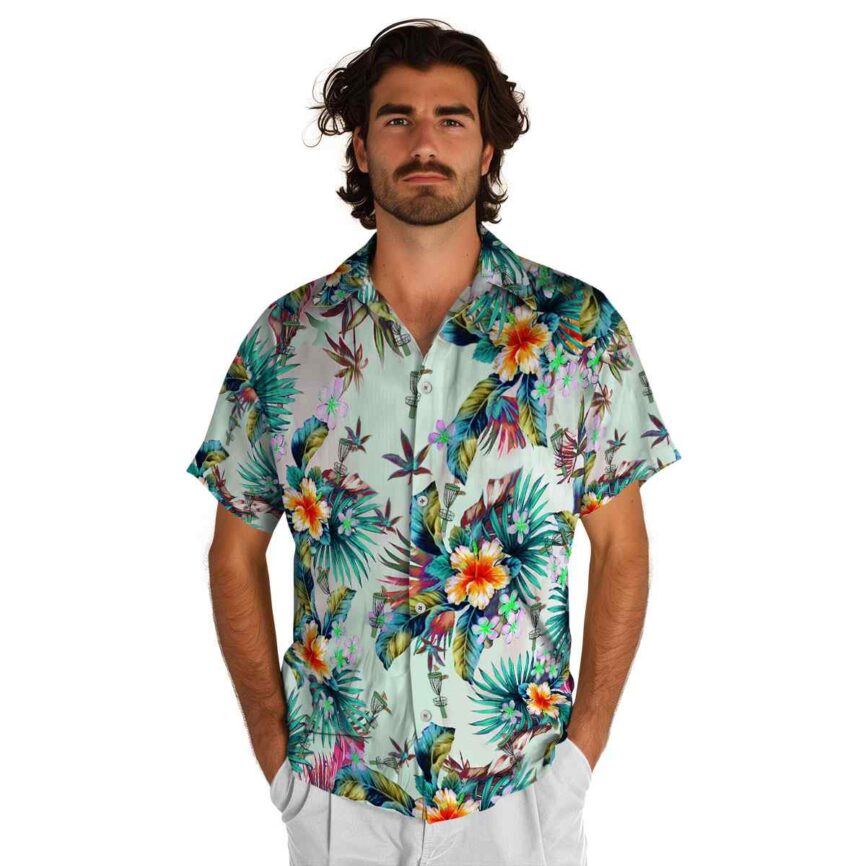 Disc Golf Floral Burst Hawaiian Shirt New Arrival