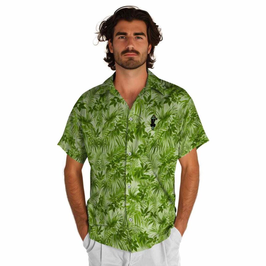 Disc Golf Foliage Print Hawaiian Shirt New Arrival