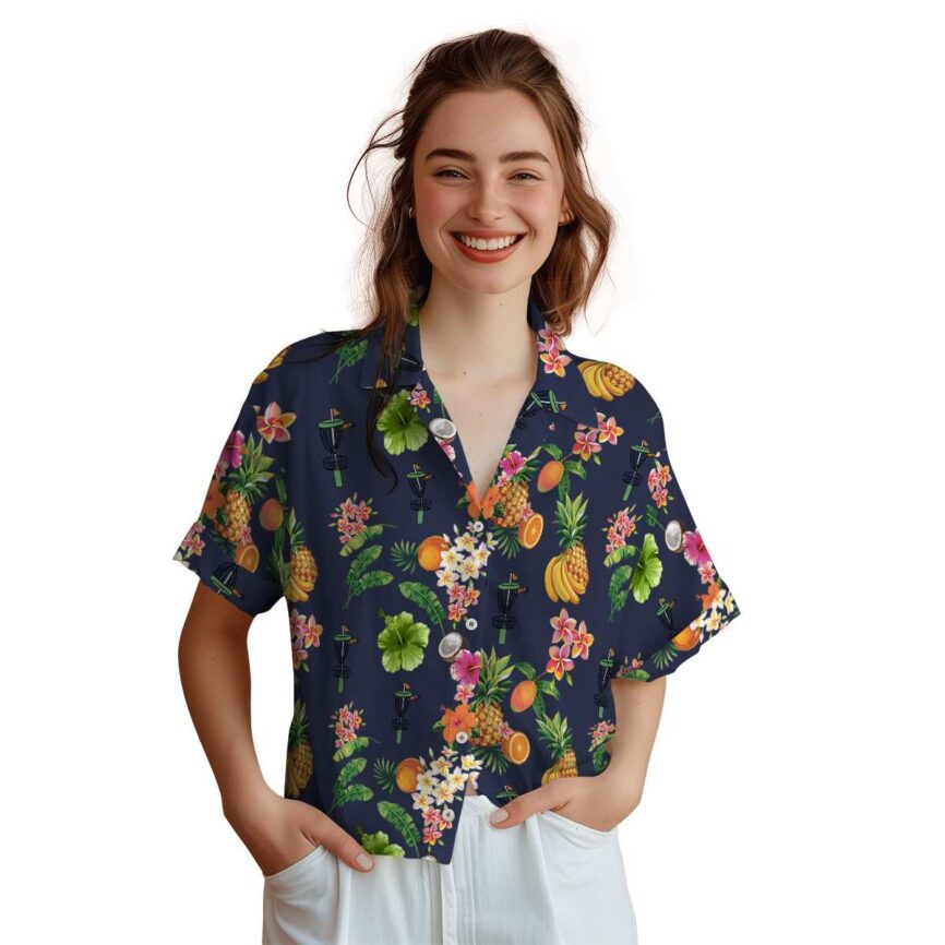 Disc Golf Fruit Pattern Hawaiian Shirt Top rated