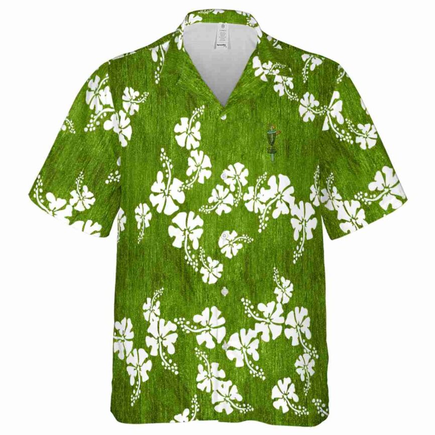 Disc Golf Hibiscus Blossom Hawaiian Shirt Fashion forward