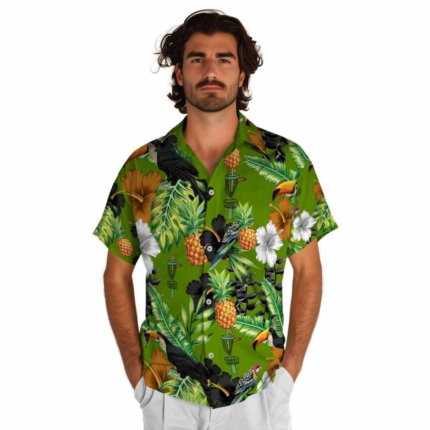 Disc Golf Leafy Toucan Hawaiian Shirt New Arrival