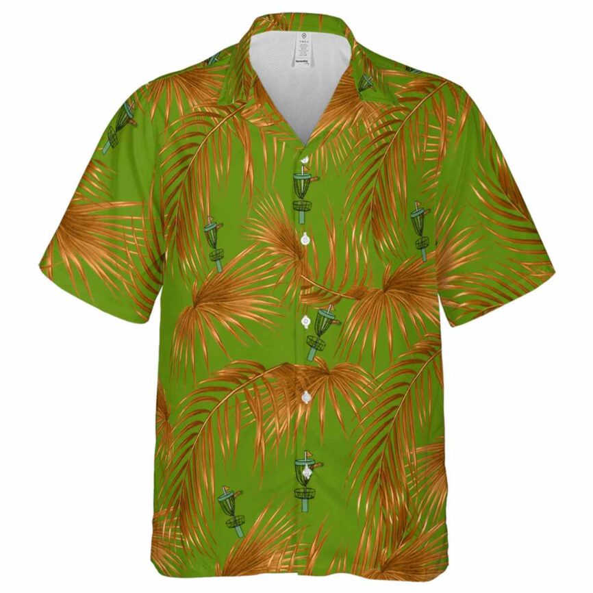Disc Golf Palm Frond Hawaiian Shirt Fashion forward