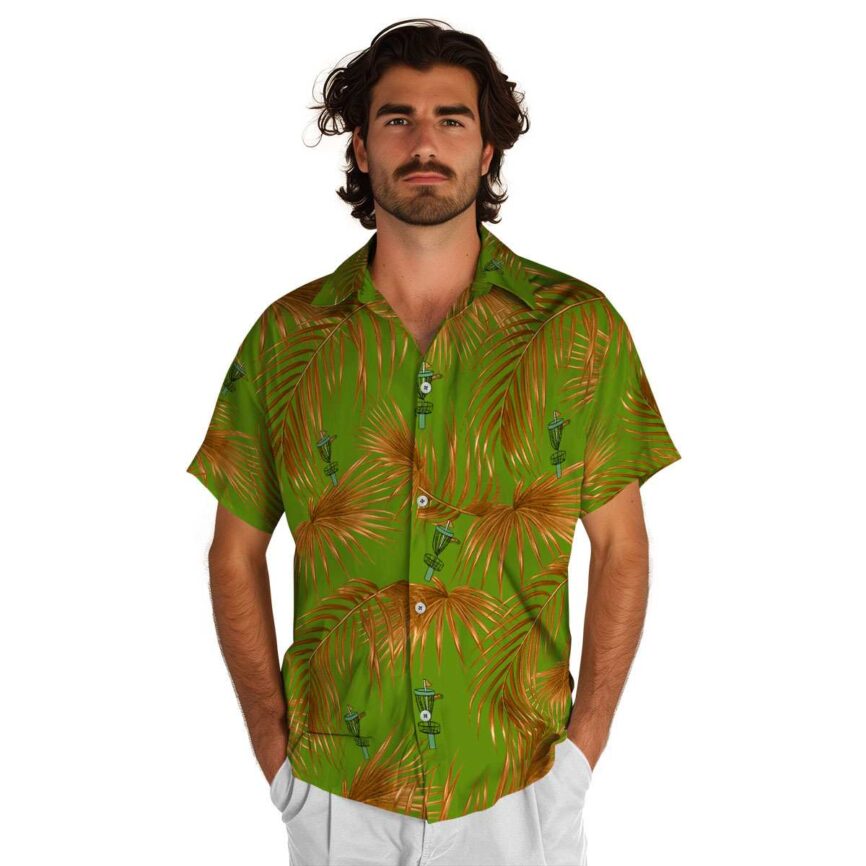 Disc Golf Palm Frond Hawaiian Shirt New Arrival