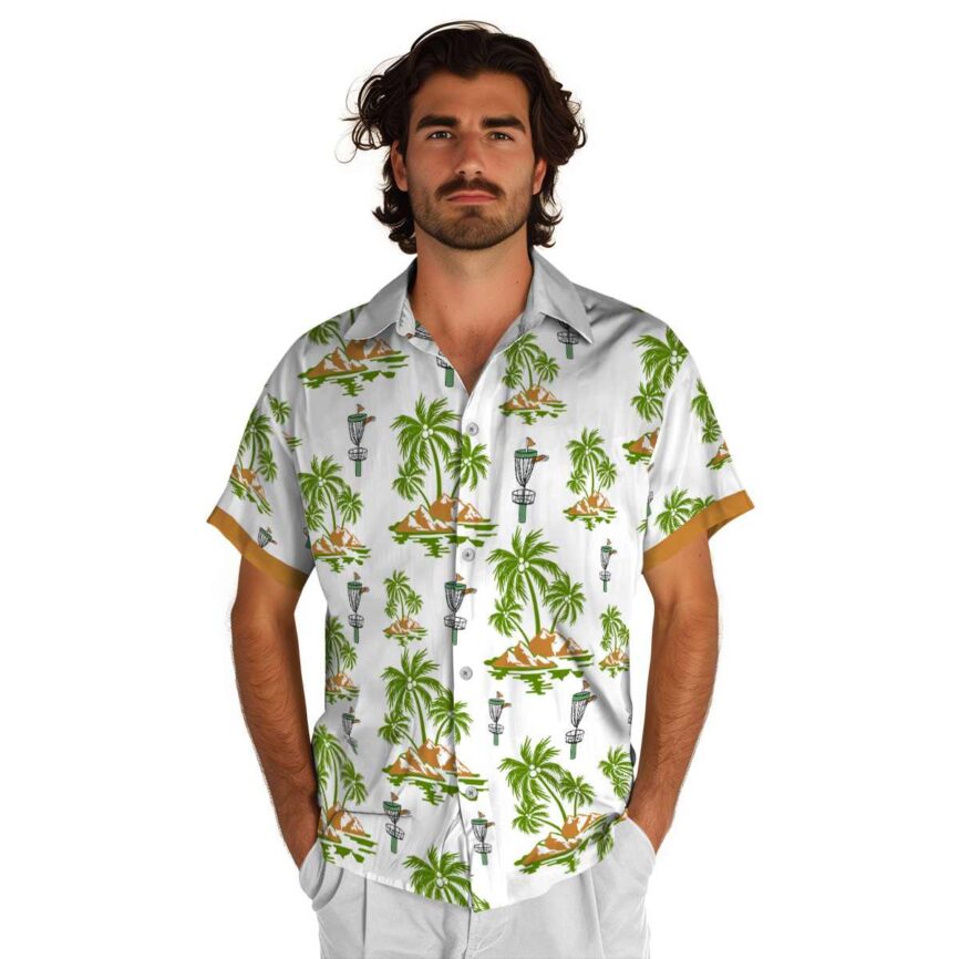 Disc Golf Palm Island Graphic Hawaiian Shirt New Arrival