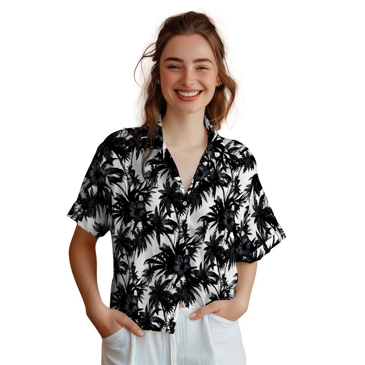 Disc Golf Palm Print Hawaiian Shirt Top rated Disc Golf Palm Print Hawaiian Shirt Top rated