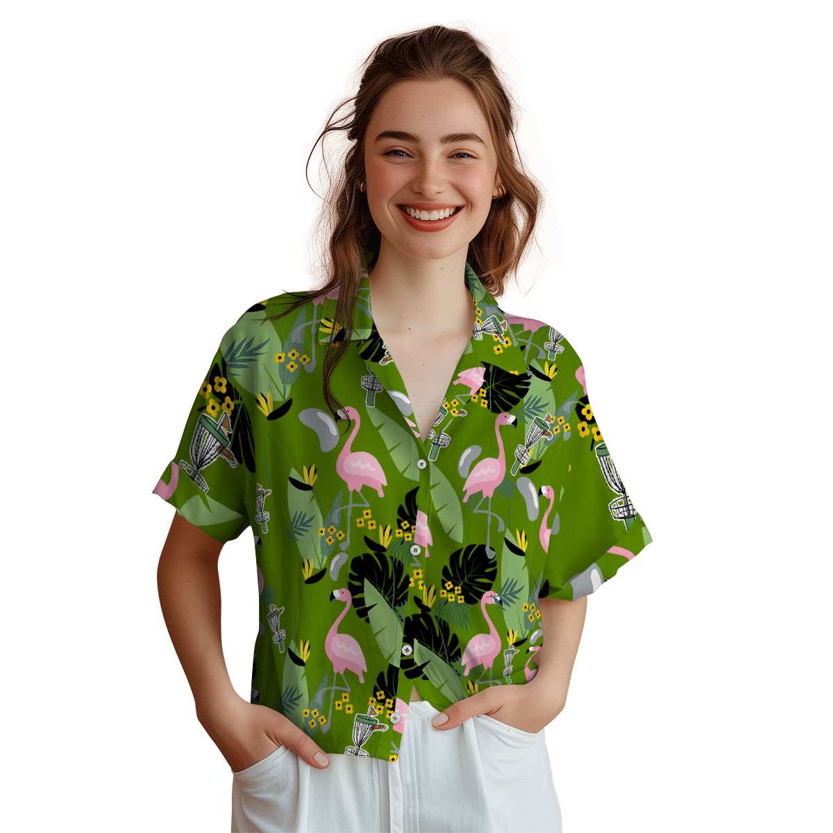 Disc Golf Pink Flamingo Hawaiian Shirt Top rated Disc Golf Pink Flamingo Hawaiian Shirt Top rated