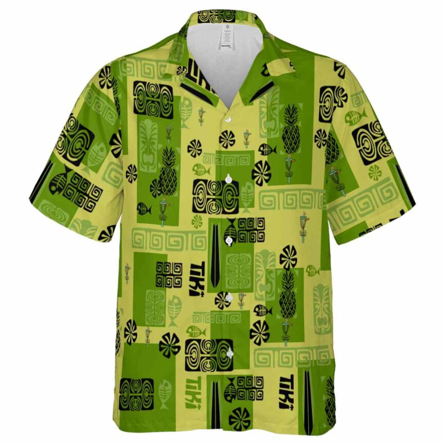 Disc Golf Tiki Motifs Hawaiian Shirt Fashion forward