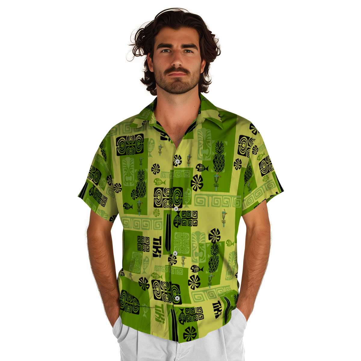 Disc Golf Tiki Motifs Hawaiian Shirt New Arrival Disc Golf Tiki Motifs Hawaiian Shirt New Arrival