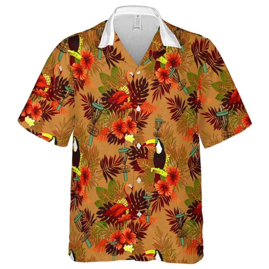 Disc Golf Tropical Bird Hawaiian Shirt Fashion forward