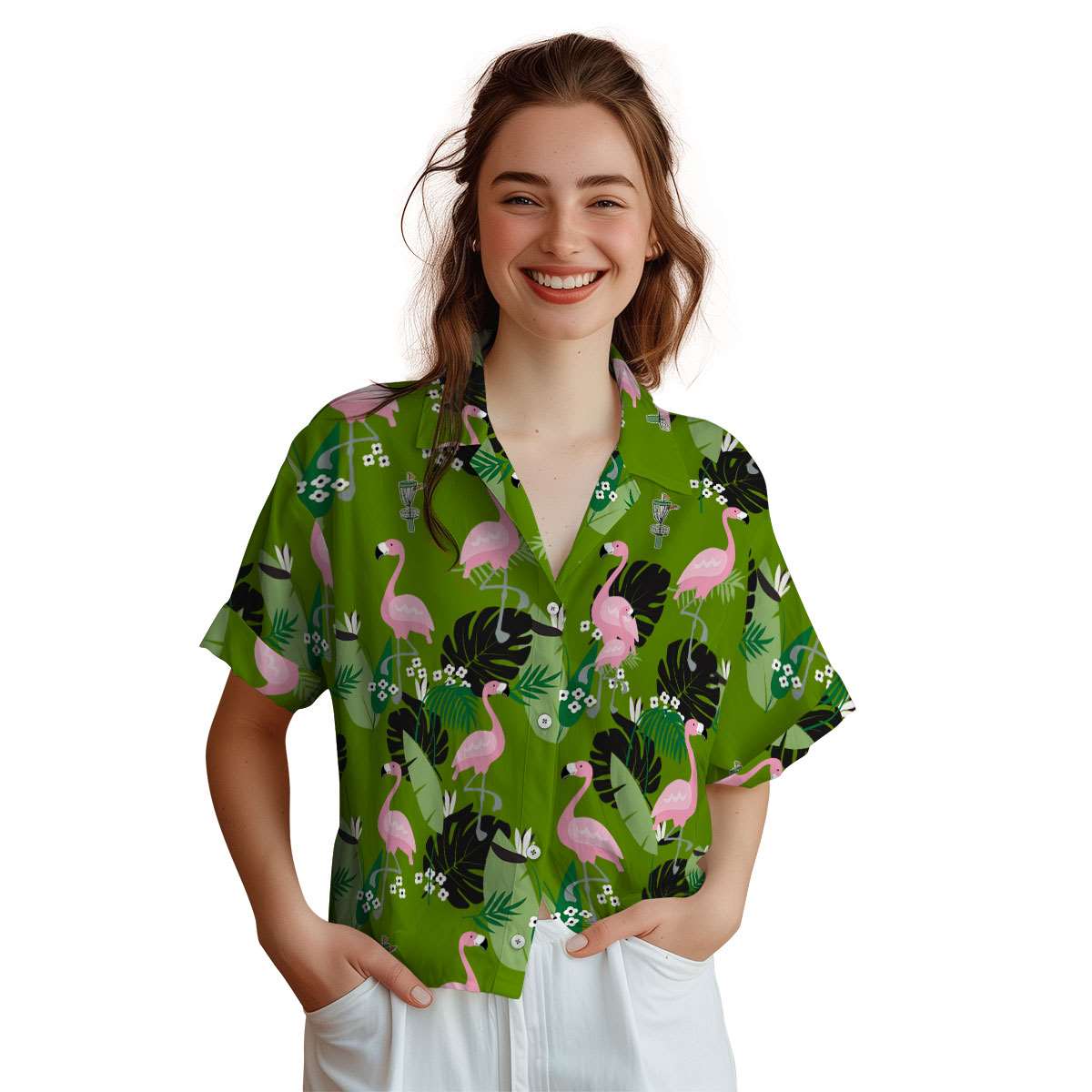 Disc Golf Tropical Flamingo Hawaiian Shirt Top rated Disc Golf Tropical Flamingo Hawaiian Shirt Top rated