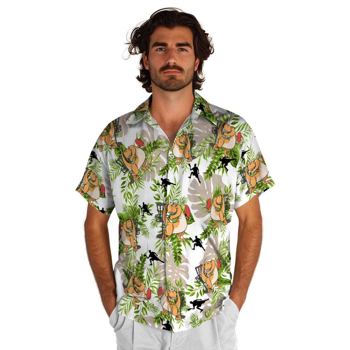 Disc Golf Tropical Fronds Hawaiian Shirt New Arrival Disc Golf Tropical Fronds Hawaiian Shirt New Arrival