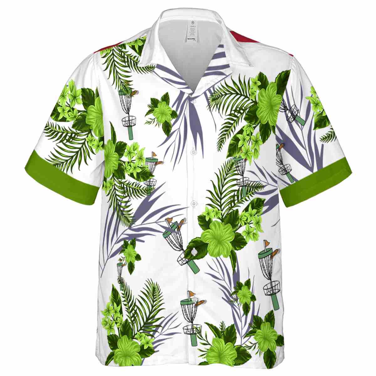 Disc Golf US Flag Floral Hawaiian Shirt Fashion forward Disc Golf US Flag Floral Hawaiian Shirt Fashion forward