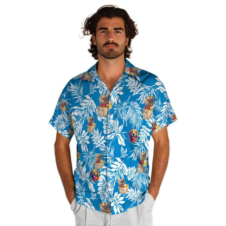 Dog Bold Foliage Hawaiian Shirt New Arrival