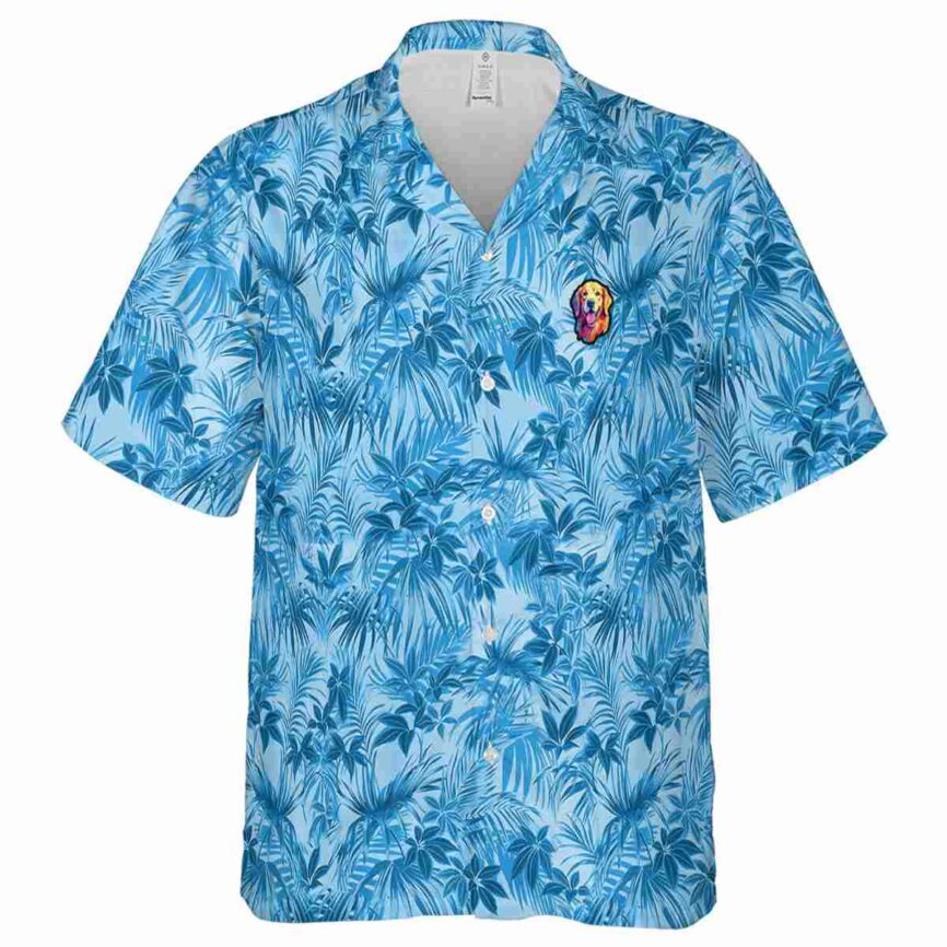 Dog Foliage Print Hawaiian Shirt Fashion forward