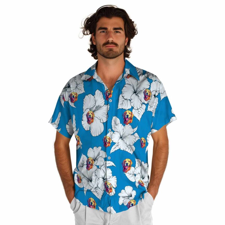Dog Hibiscus Flower Hawaiian Shirt New Arrival