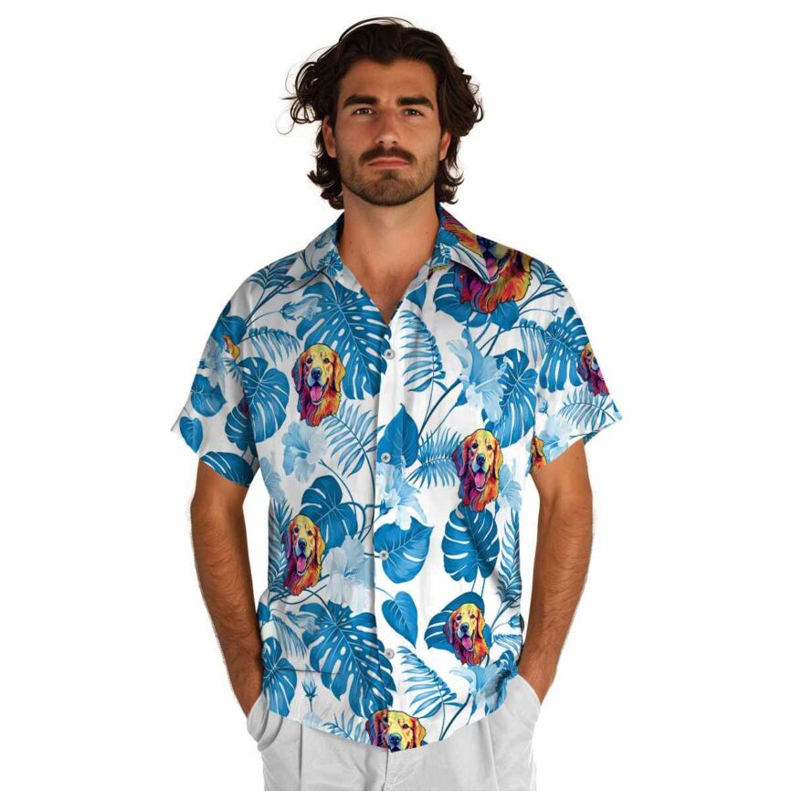 Dog Leaf Pattern Hawaiian Shirt New Arrival