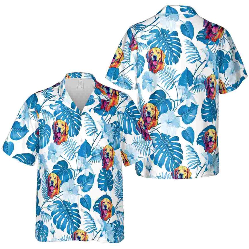 Dog Leaf Pattern Hawaiian Shirt Premium grade